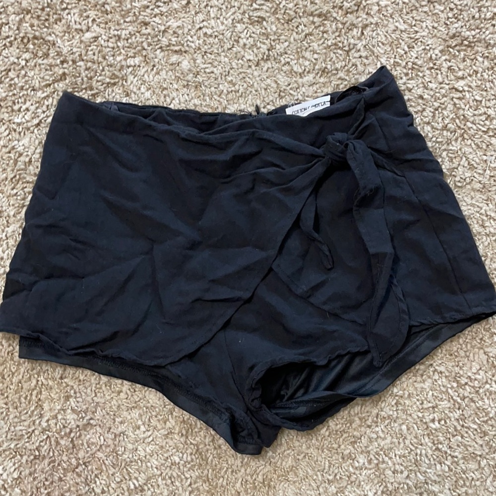 Black cotton candy LA skort
